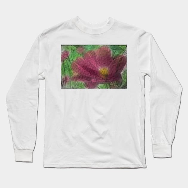 Flower Long Sleeve T-Shirt by teenamarie23art